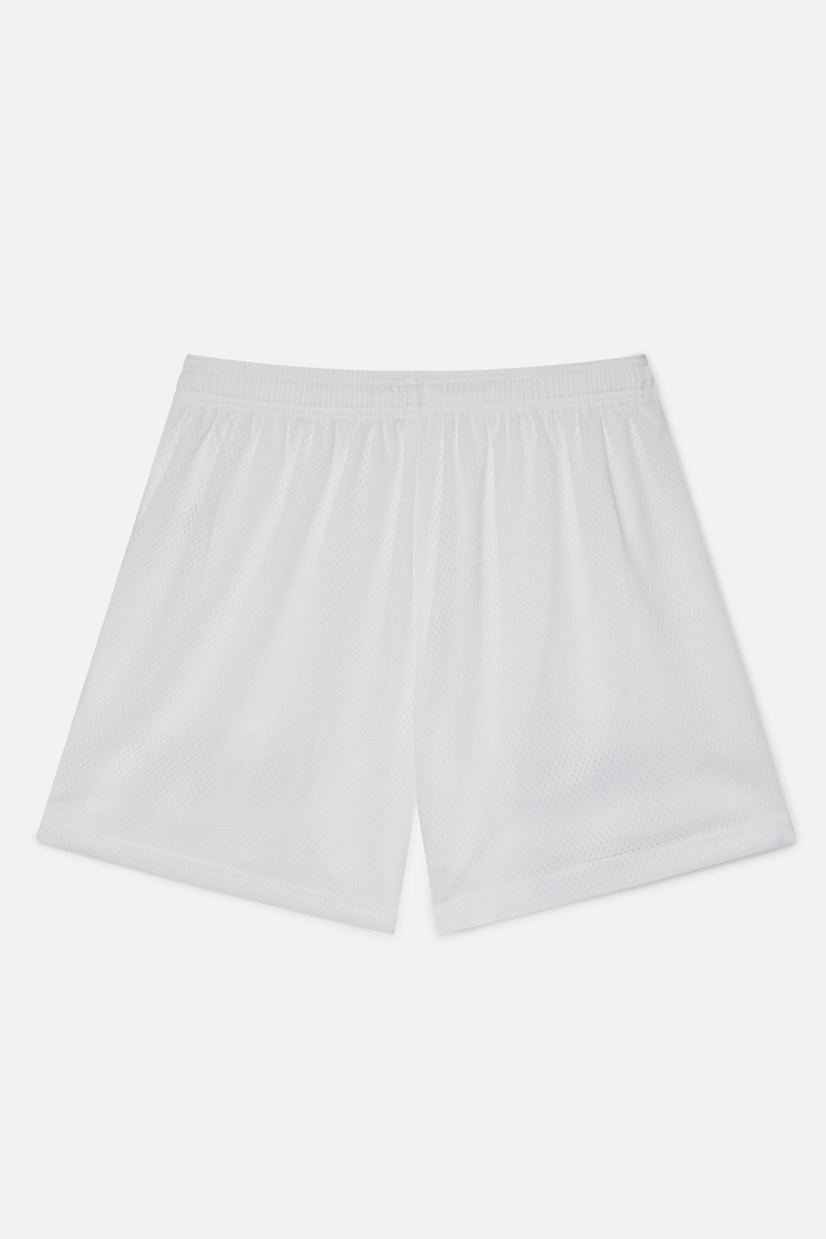 With Love Mesh White Shorts