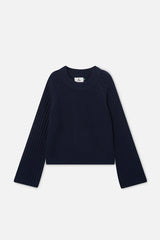 Berry Navy Knit