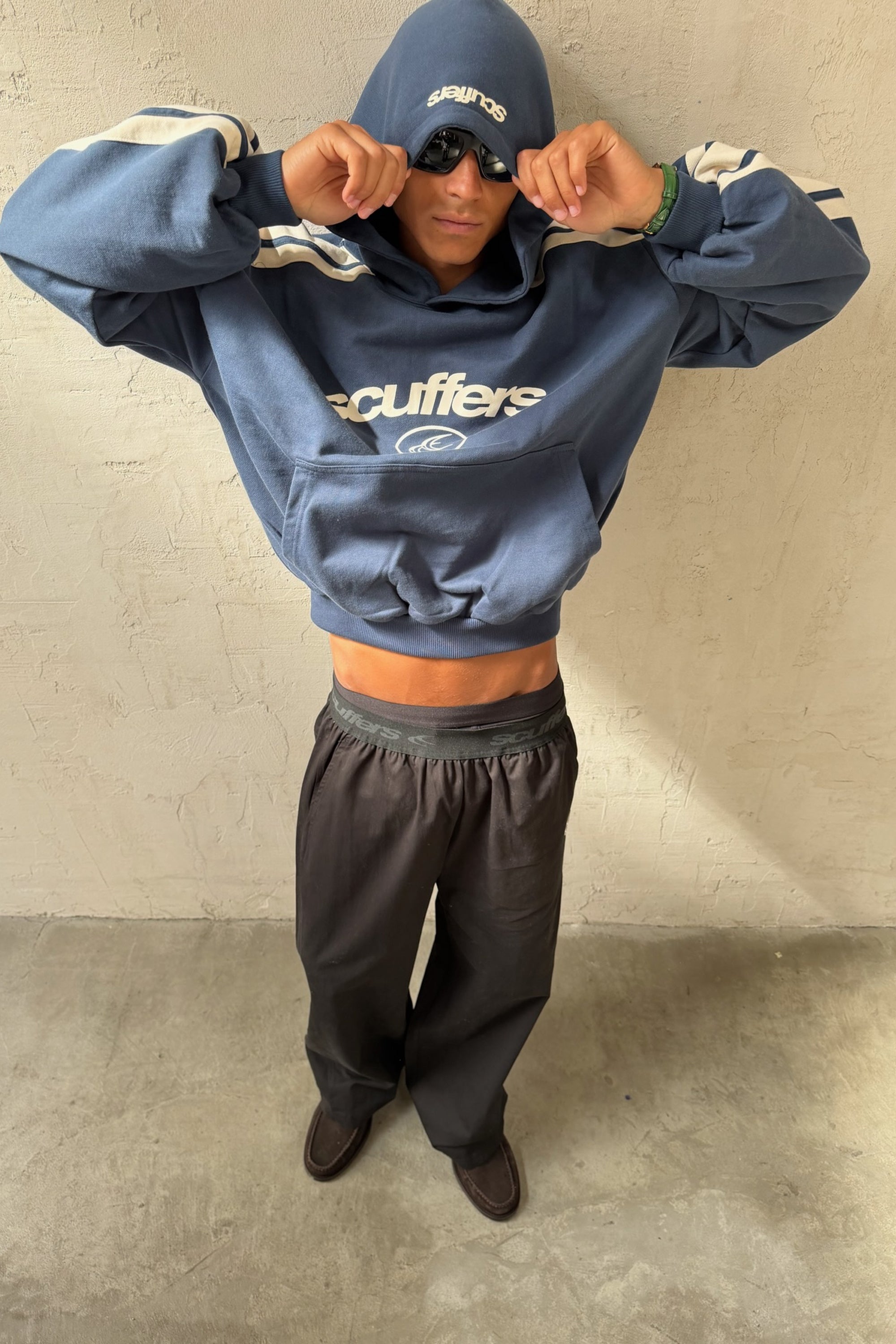 Effortless Blue Hoodie - Oversized Hoodie | Scuffers