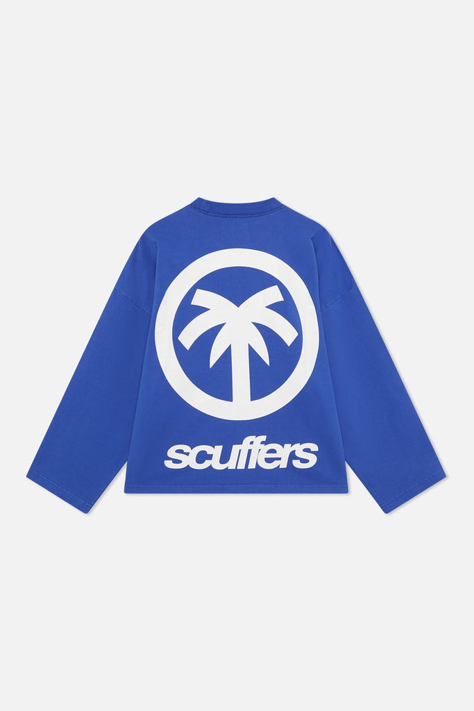 Palm Crewneck Royal Blue