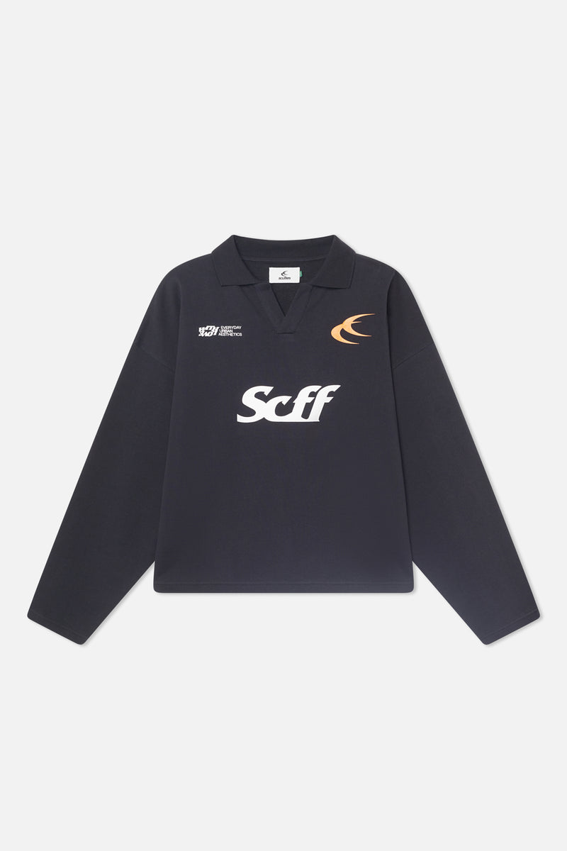 SCFF Navy Polo – Scuffers