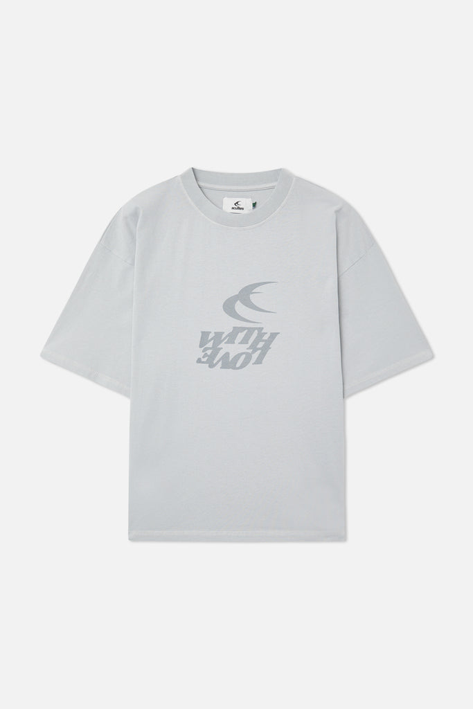 With Moon Grey T-shirt