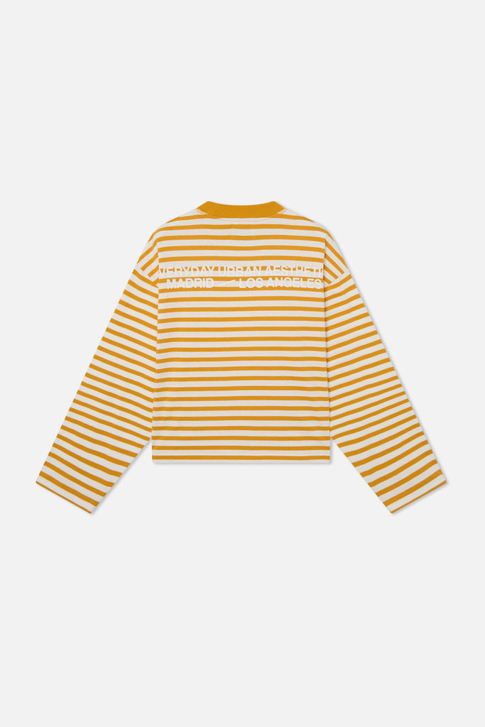 Curator Orange & White Longsleeve