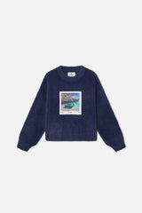 Oil #1 Navy Knit