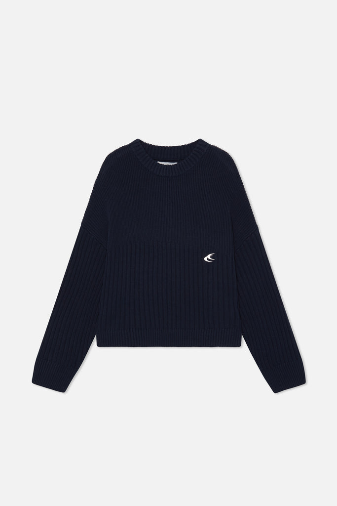 Pin Navy Knit