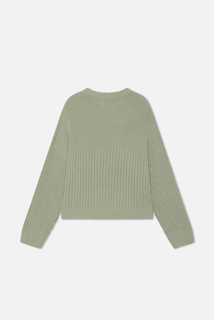 Pin Green Knit