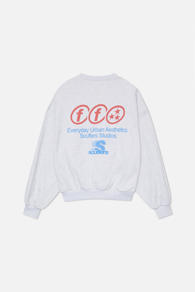 FFS Light Grey Crewneck – Scuffers