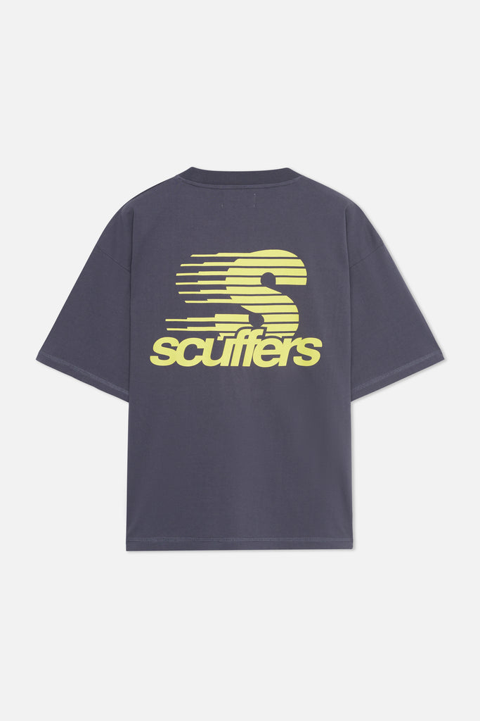 Fuzzy Navy T-shirt – Scuffers