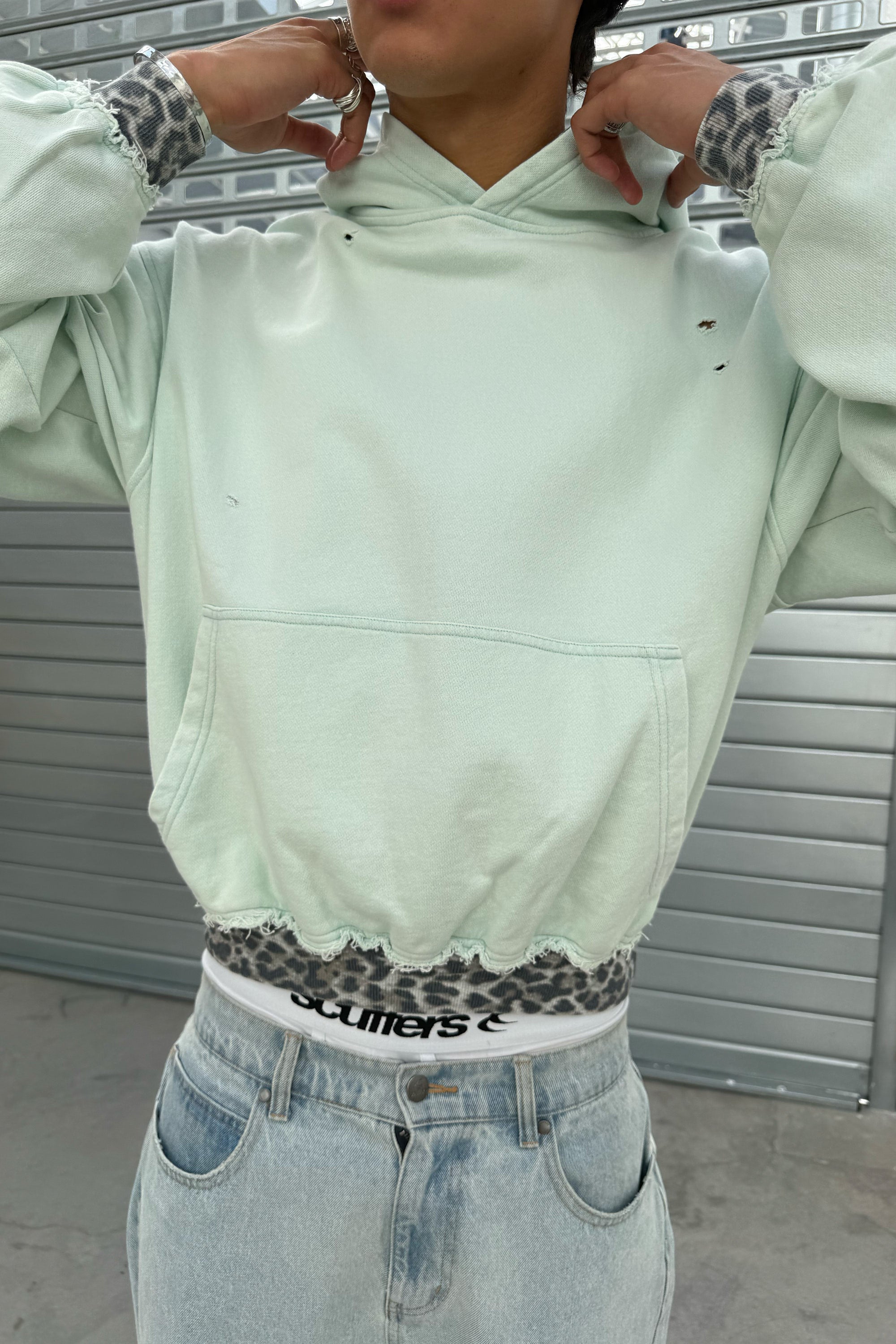 Leo Light Blue Hoodie