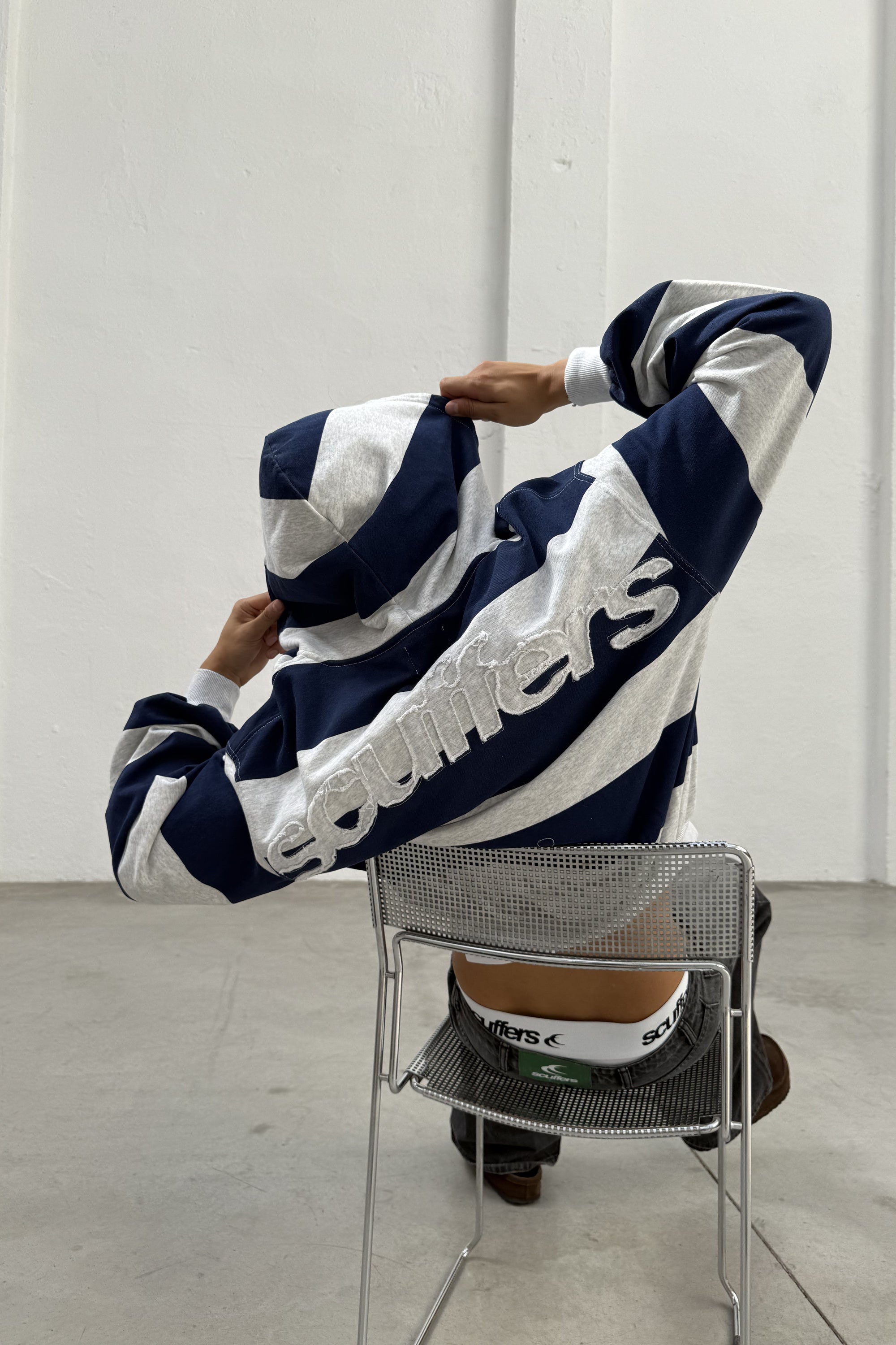 Club Navy Zipper – Scuffers