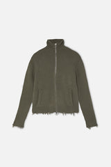 Bawdy Knit Green Zipper