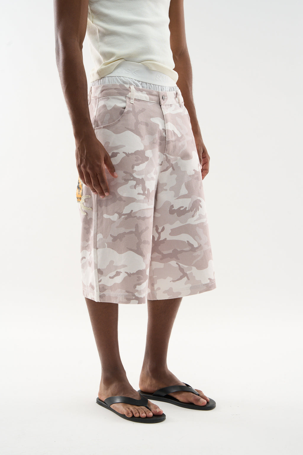 Camo Light Grey Shorts