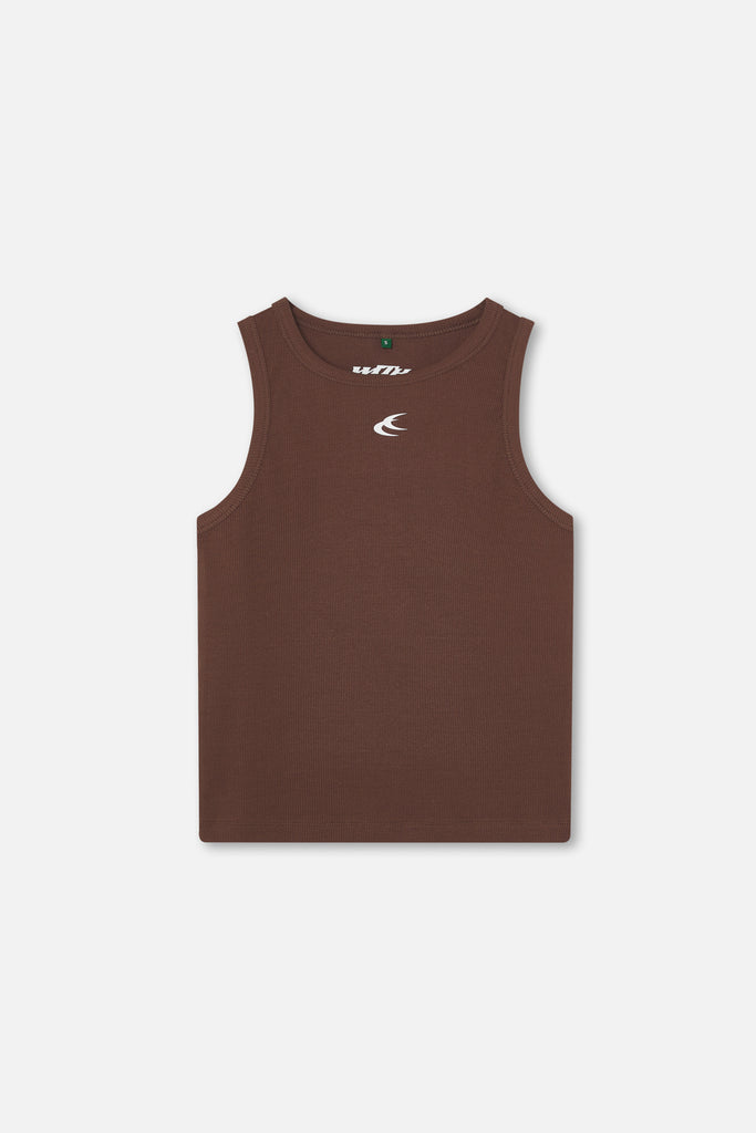 Brown & Yellow Canale Scff Tank Top Pack