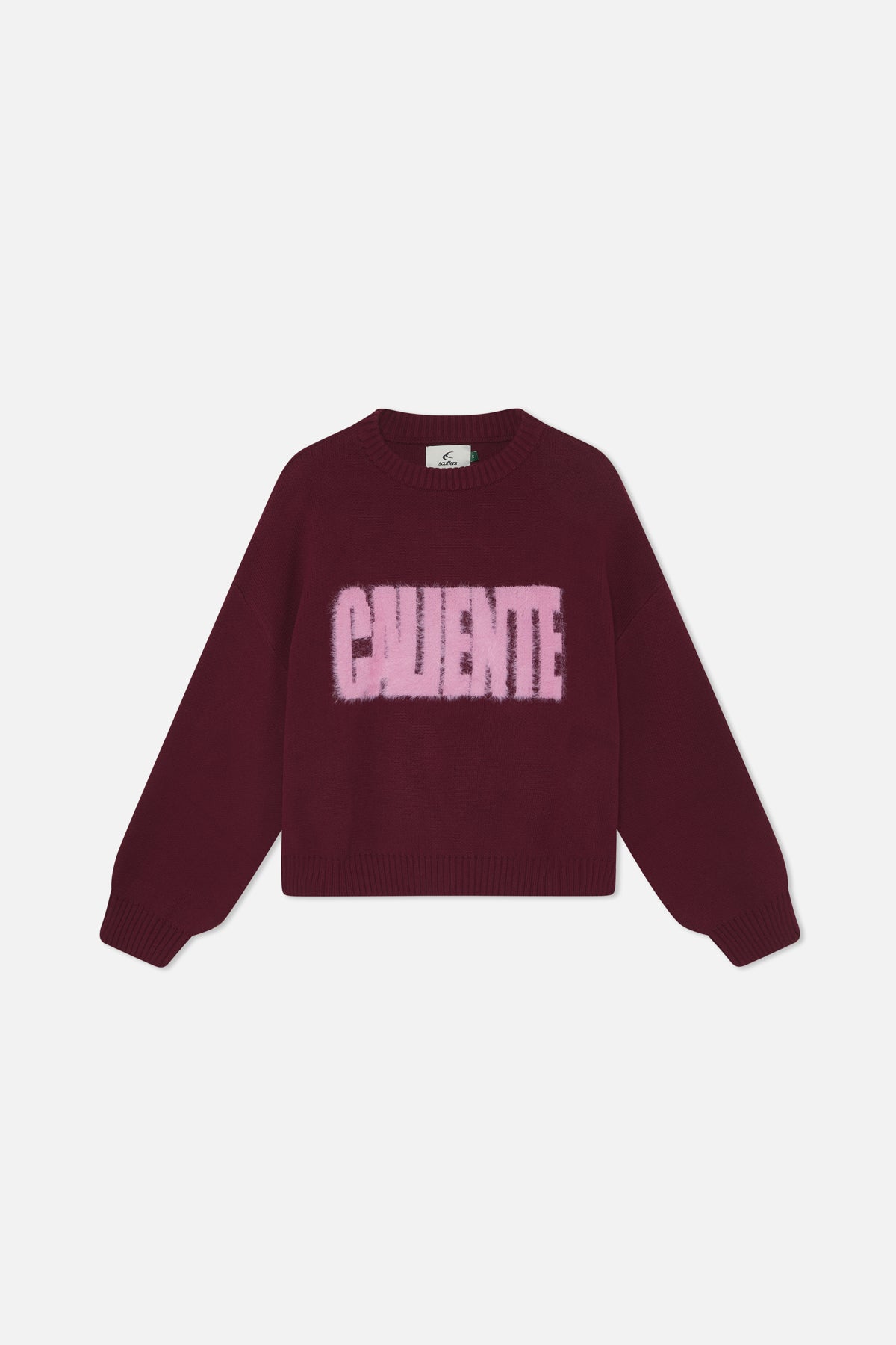 Caliente Burgundy Knit