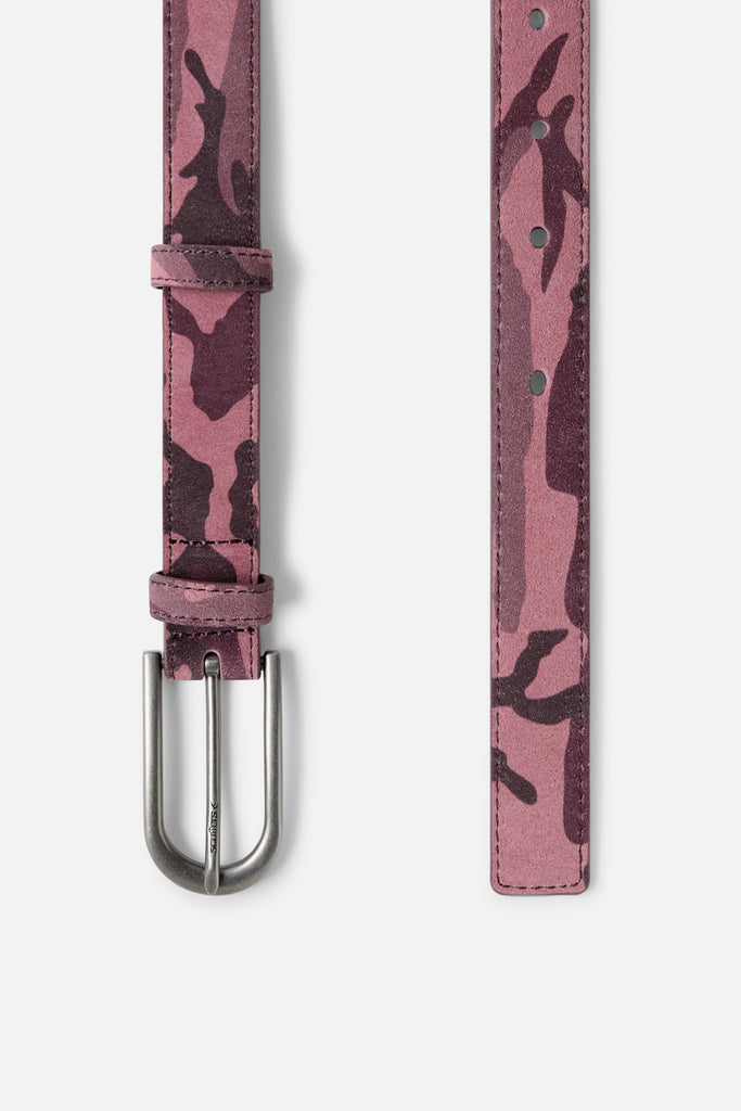 Camo Burgundy Belt