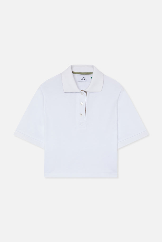 Camo White Polo