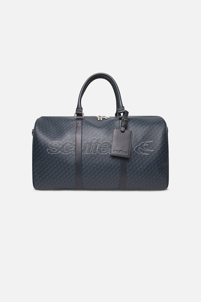 Monogram Navy Duffle Bag