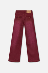 Carrie Burgundy Pants