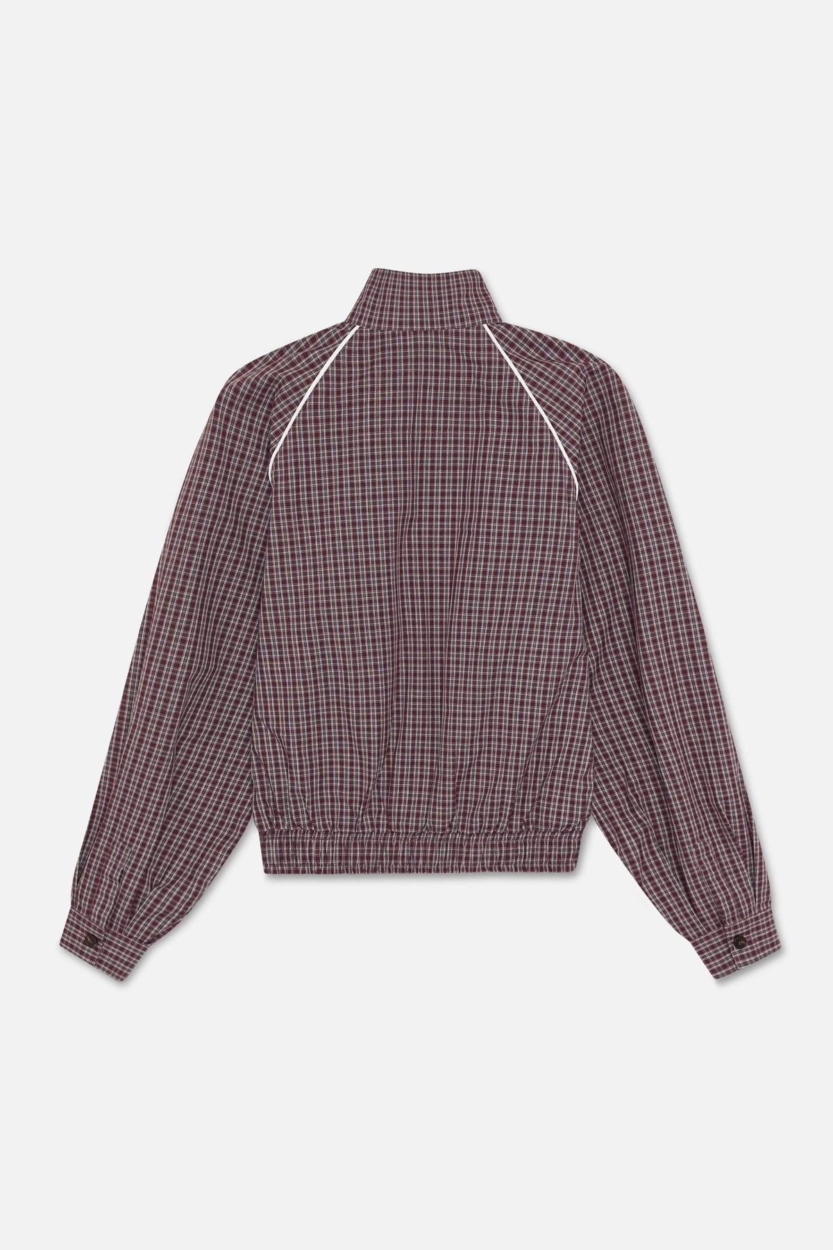 Chamise Checkered Burgundy Zipper – Scuffers