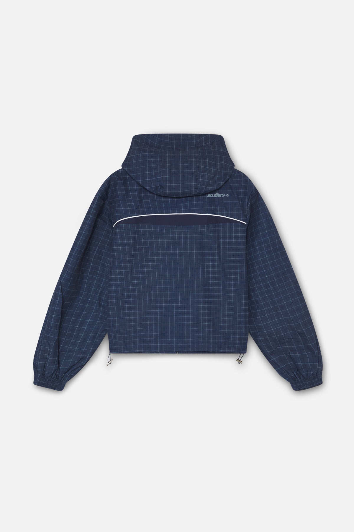 Checkered Navy Essential Windbreaker