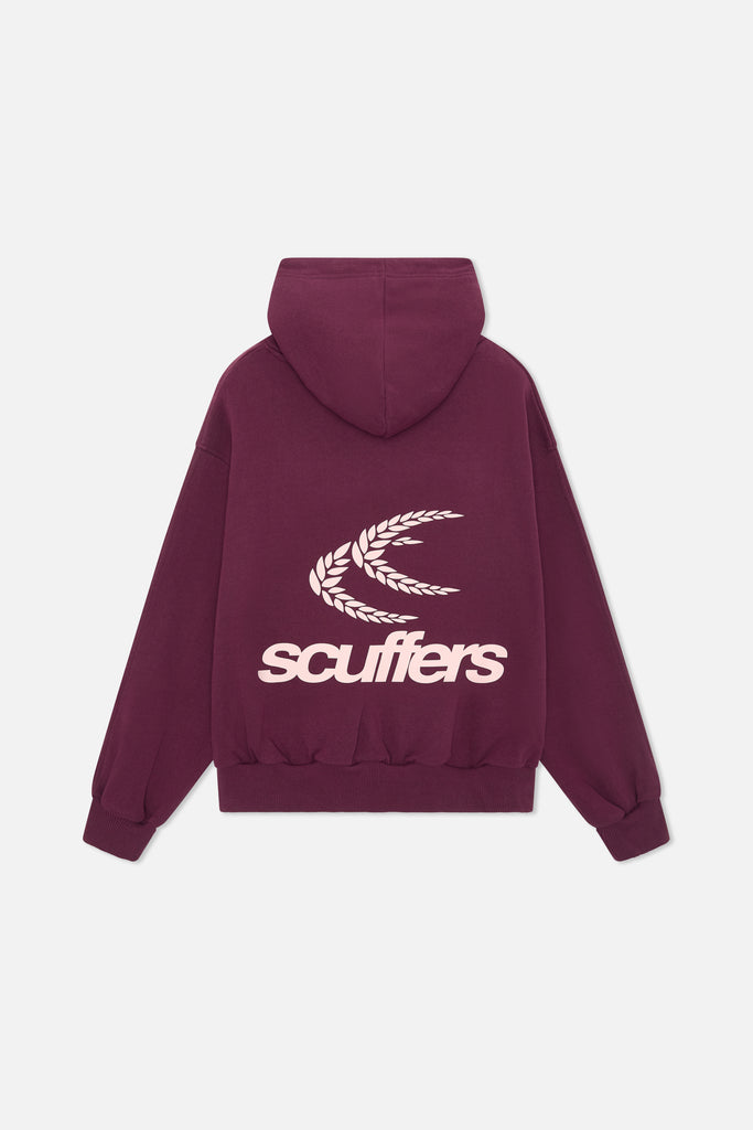 Chester Burgundy Hoodie