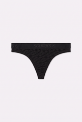 Monogram Black Underwear Panty