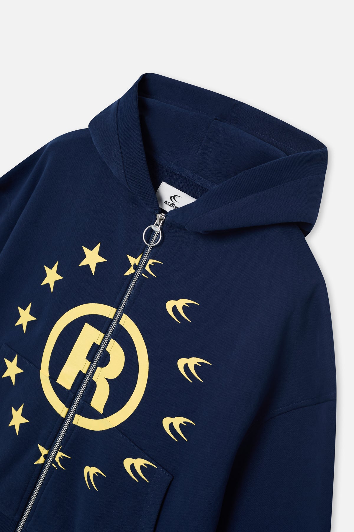 Confused Navy Zipper – Scuffers