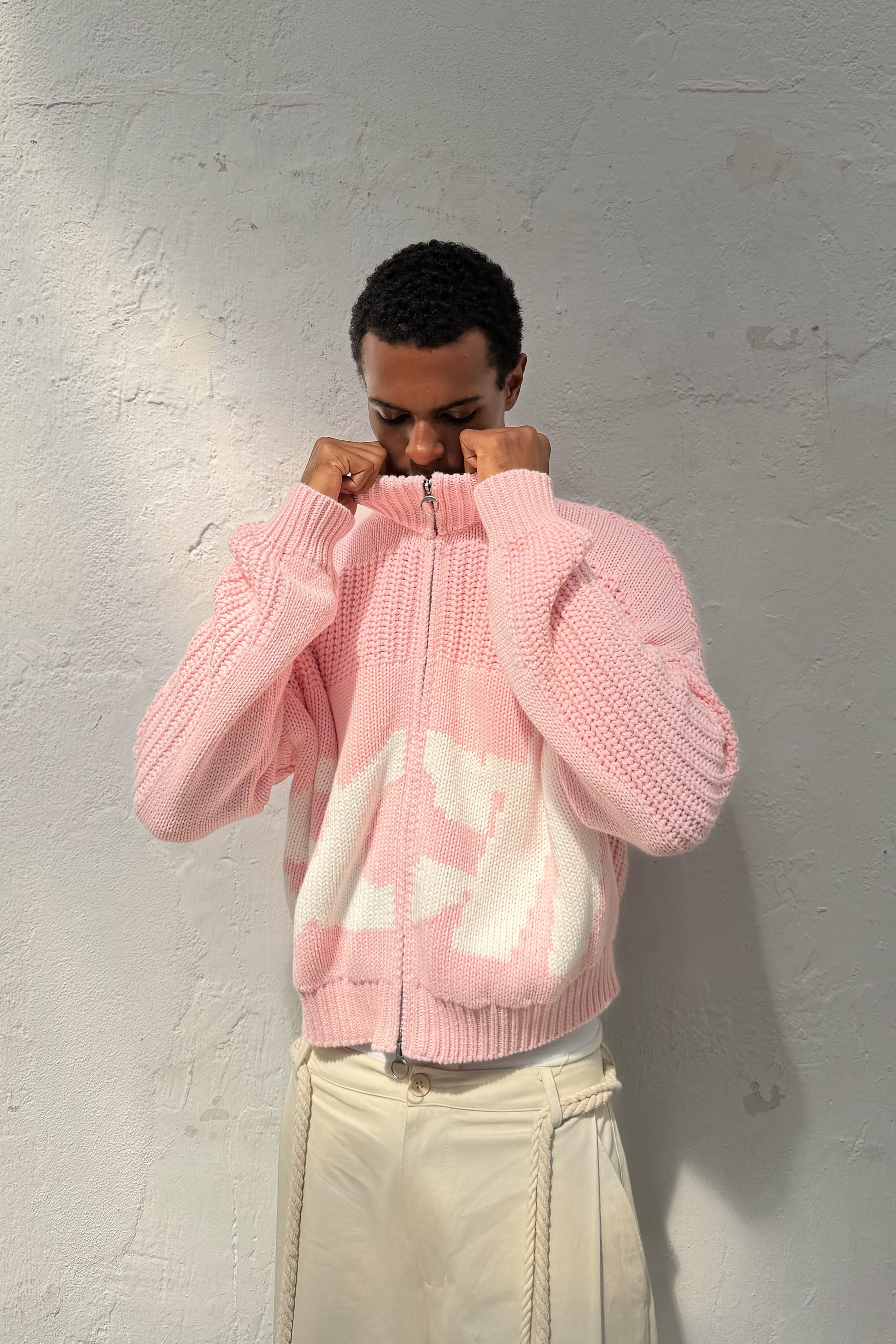 SCFF Pink Knit Zipper – Scuffers