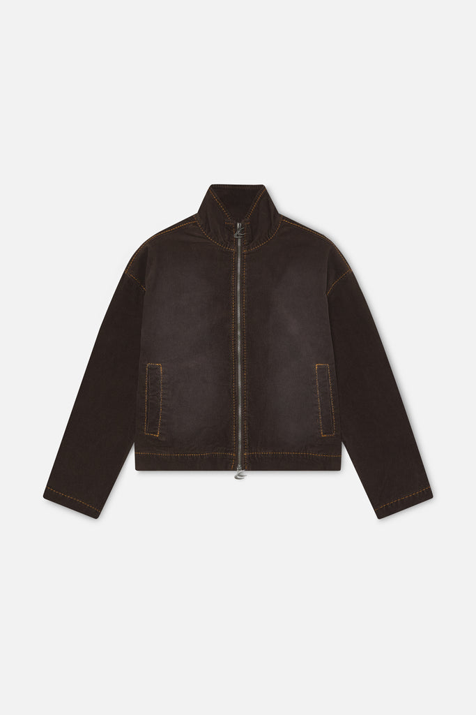 Corduroy Flared Brown Jacket