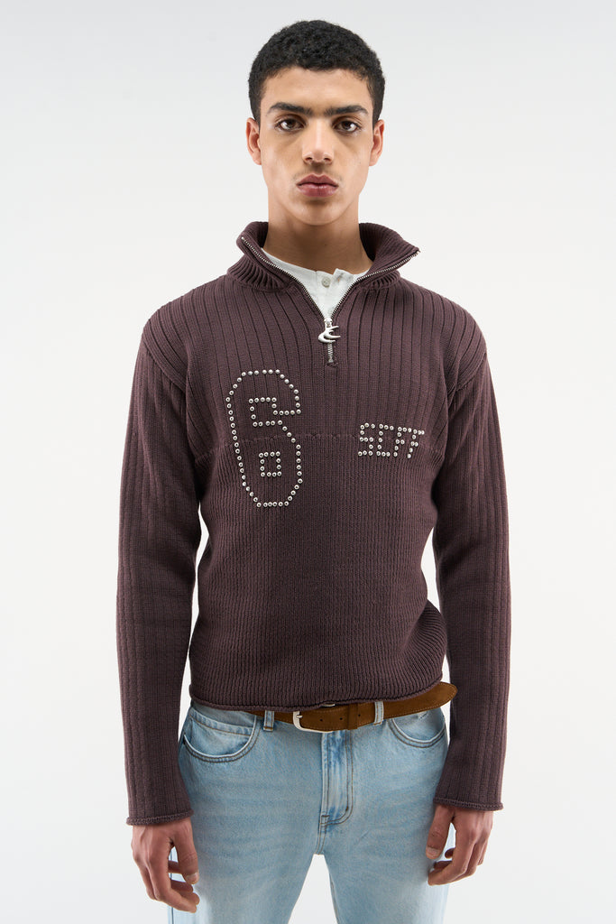 Date Burgundy Knit – Scuffers