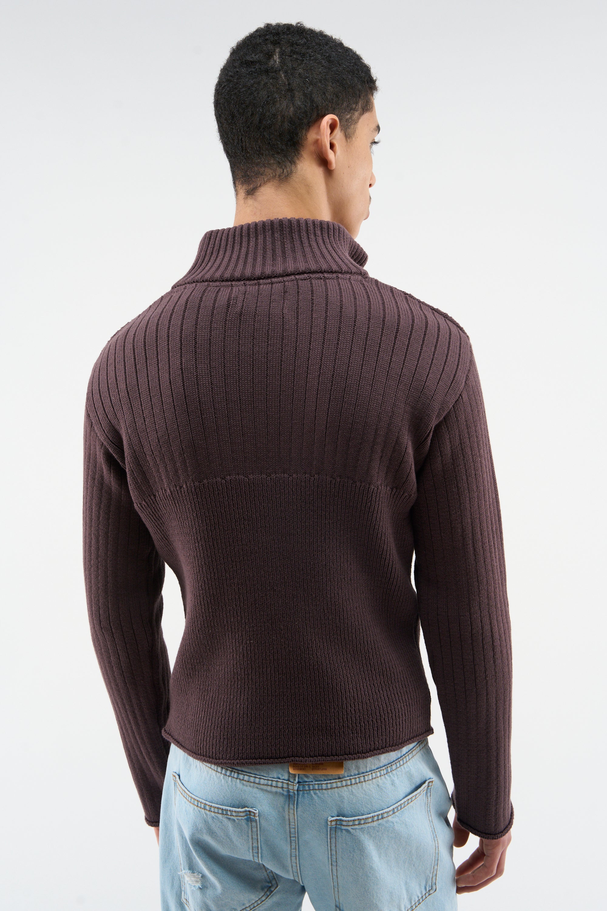 Date Burgundy Knit – Scuffers