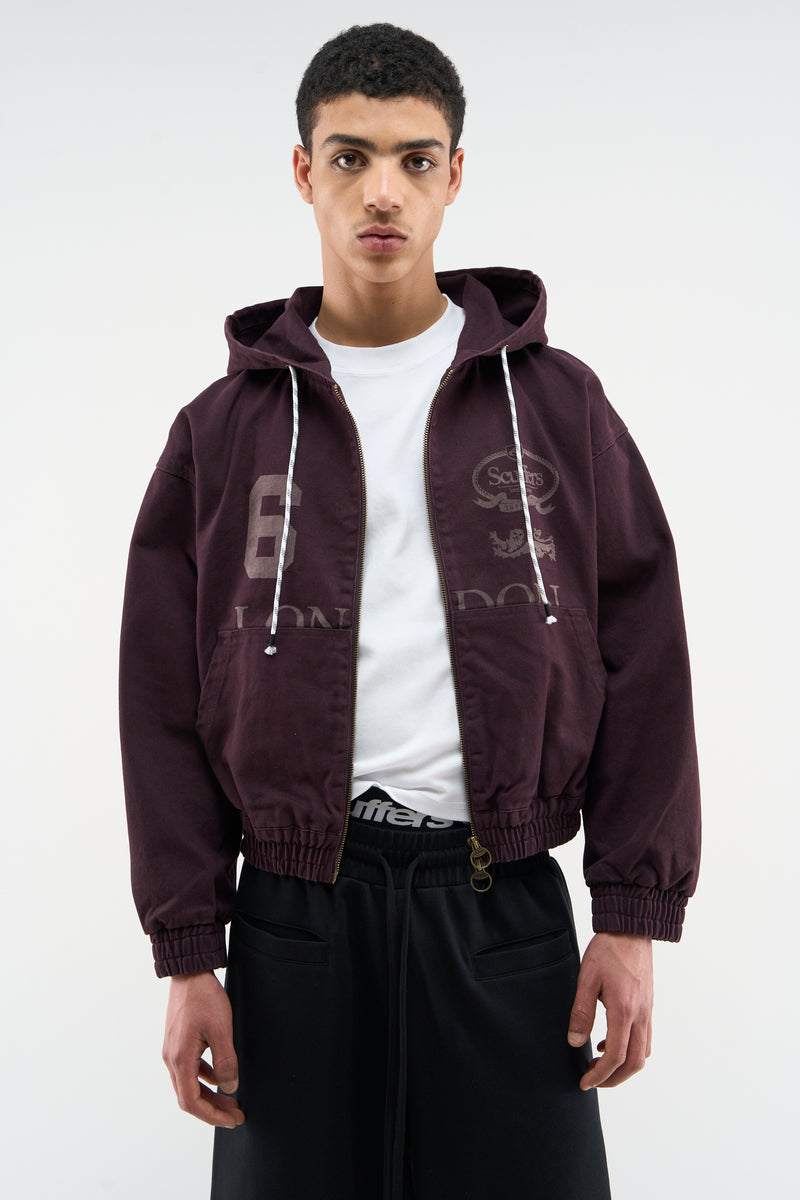 Slam Burgundy Jacket