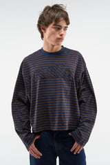 Raw Striped Brown Longsleeve