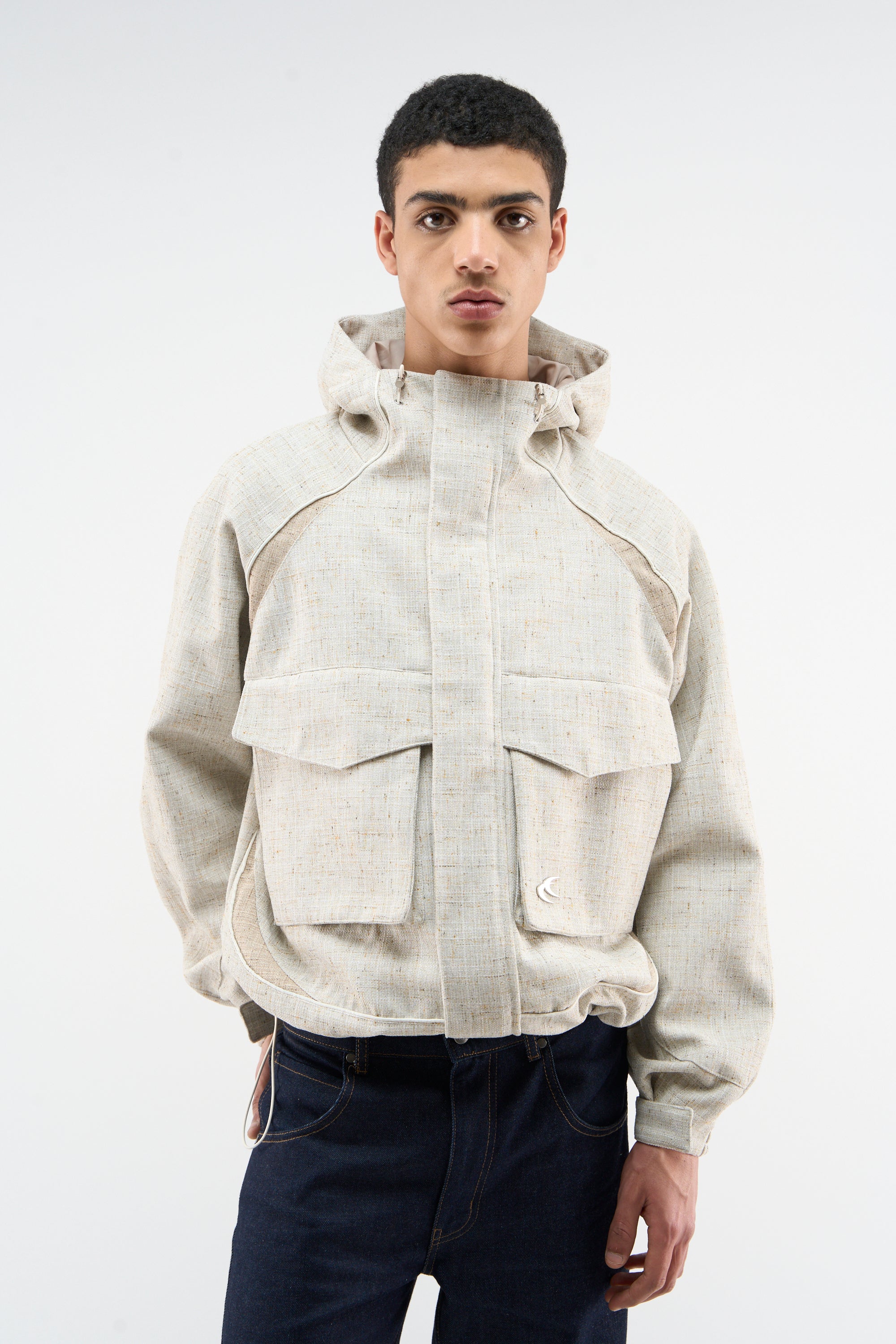 Boucle Essential Ecru Windbreaker