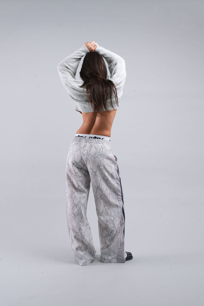 Snake Light Grey Tech Pants