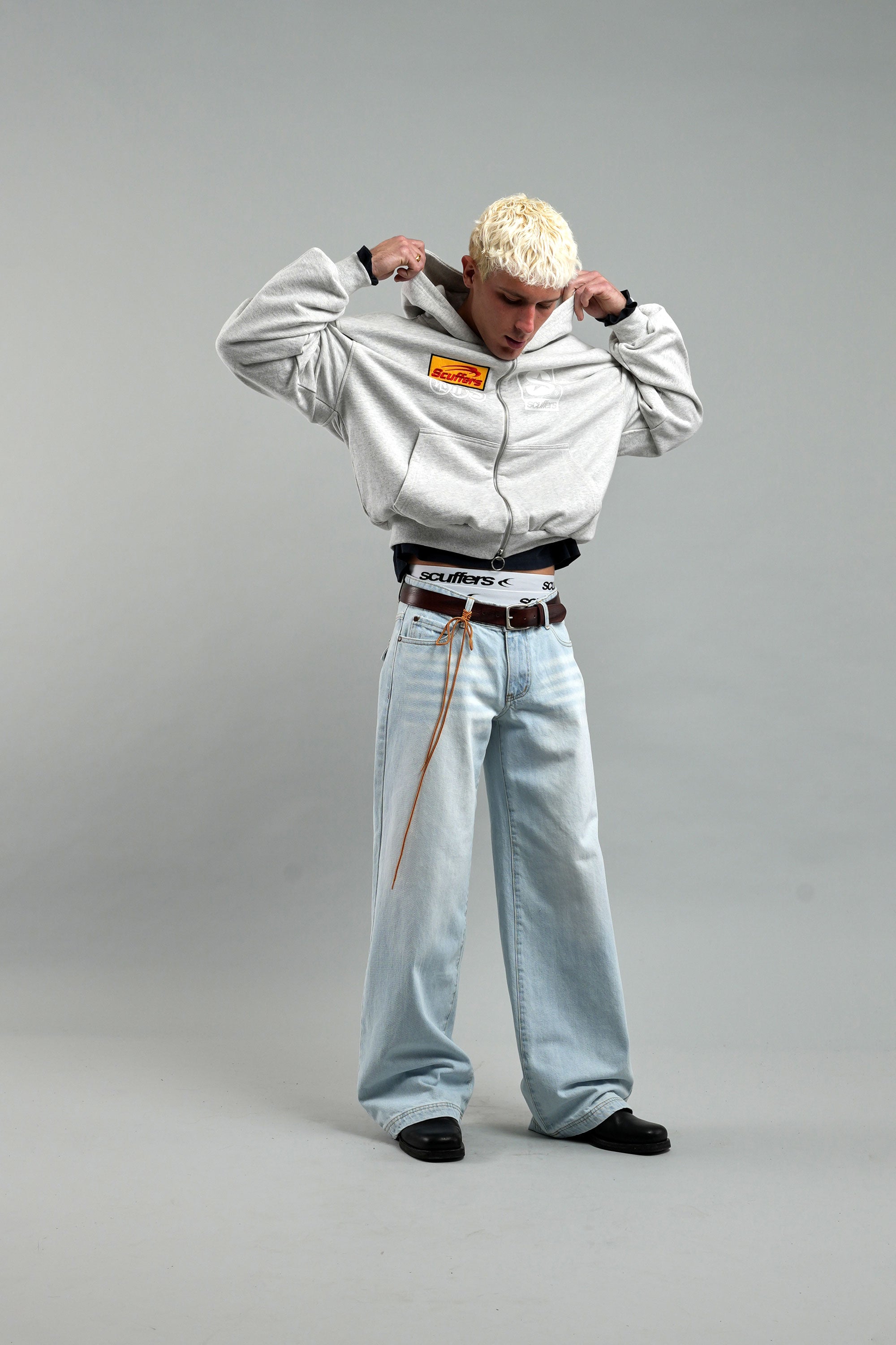 Starnova Grey Melange Zipper