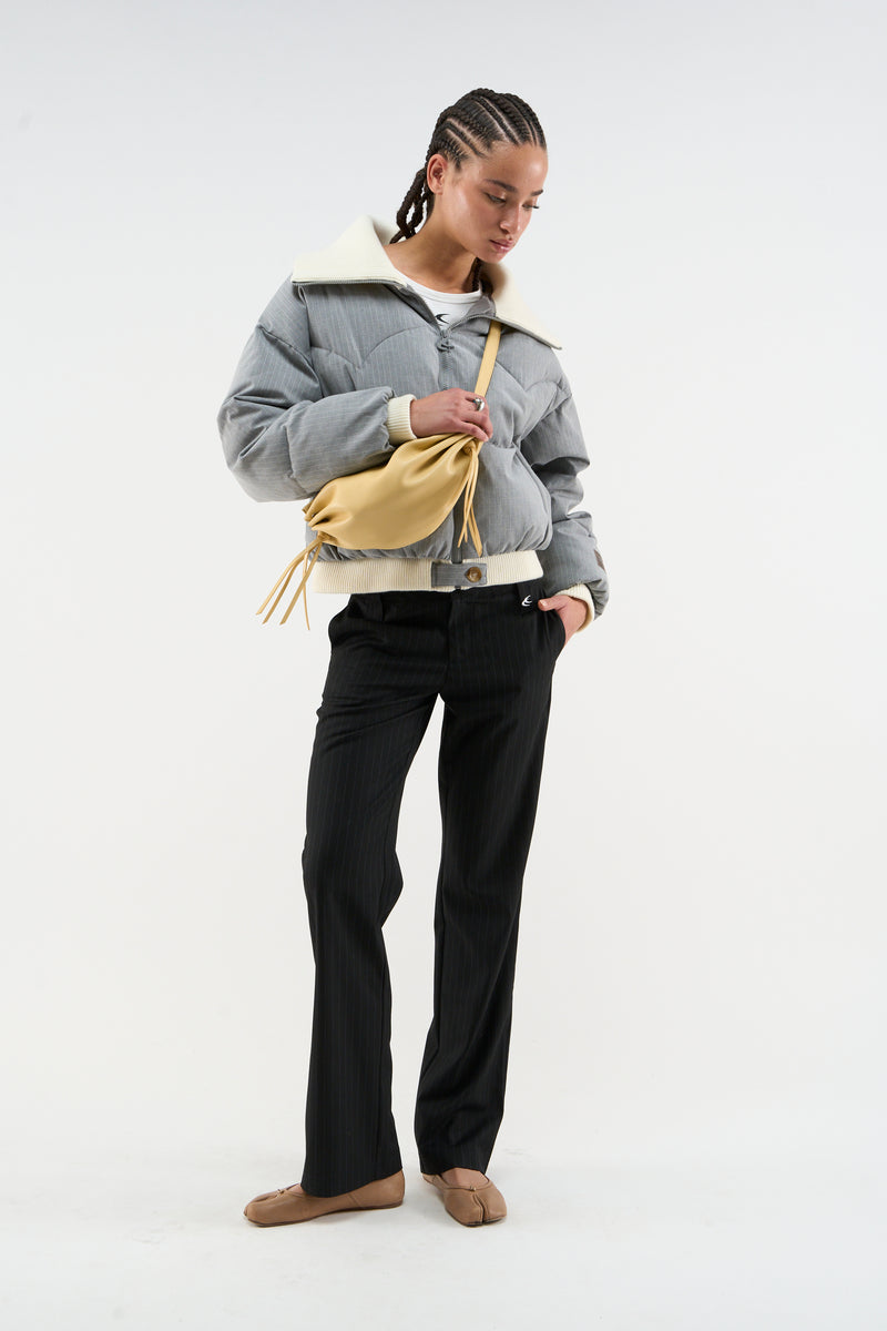 Donatello Light Grey Puffer