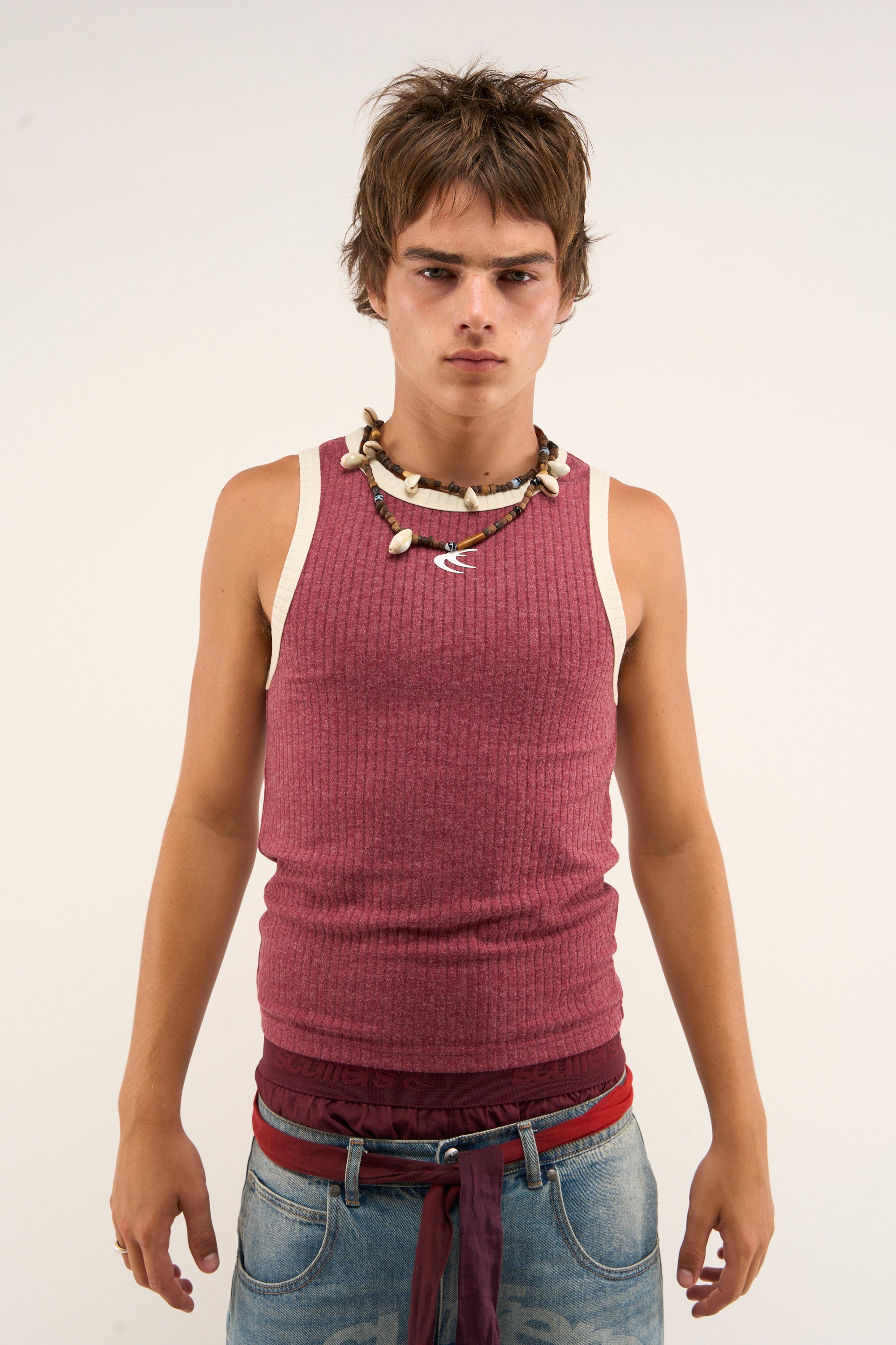 Sport Burgundy Tank Top