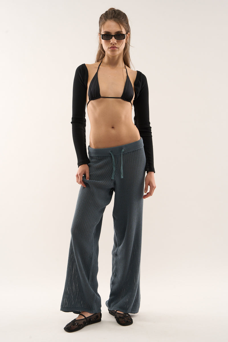Double Moon Dusty Blue Pants