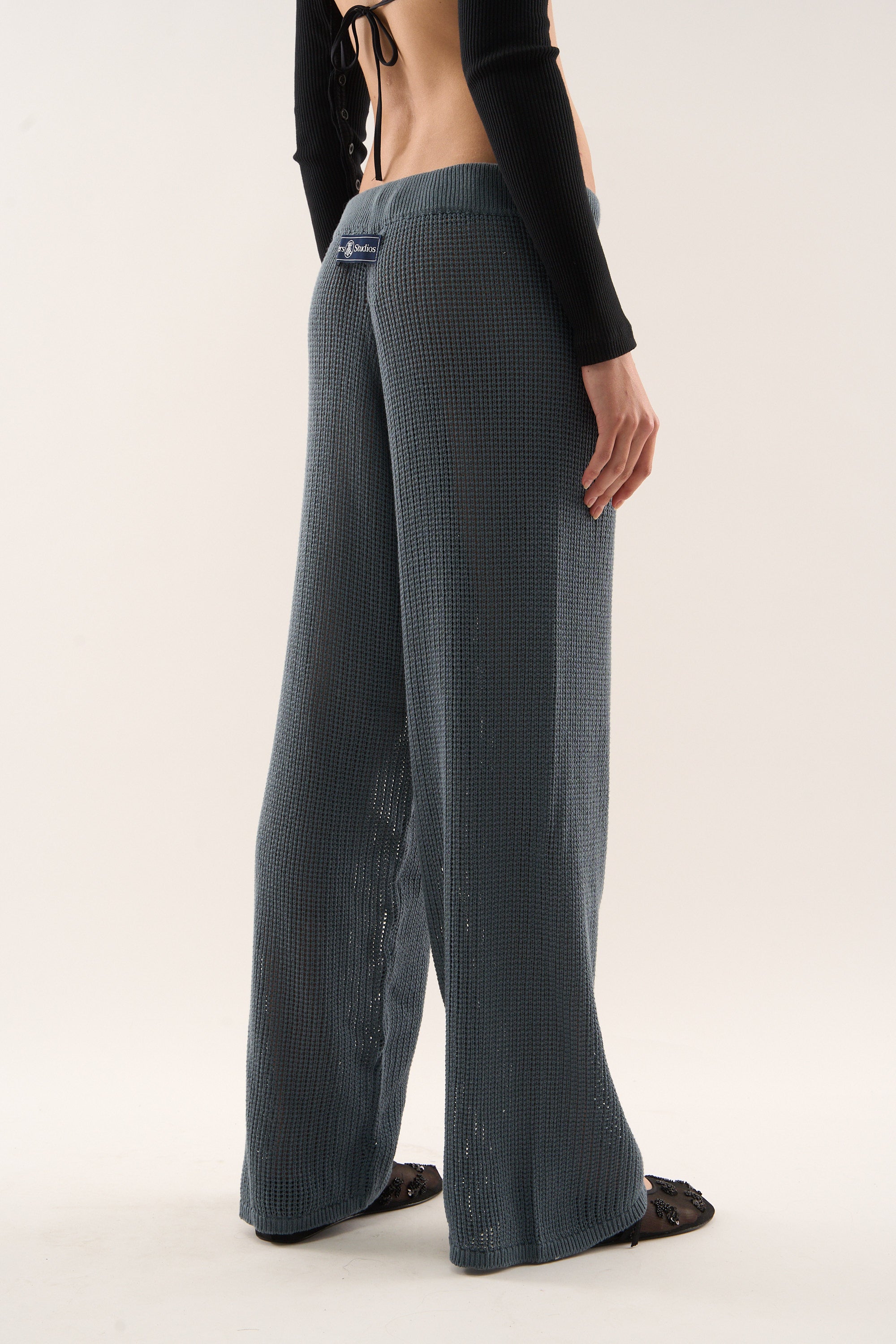 Double Moon Dusty Blue Pants