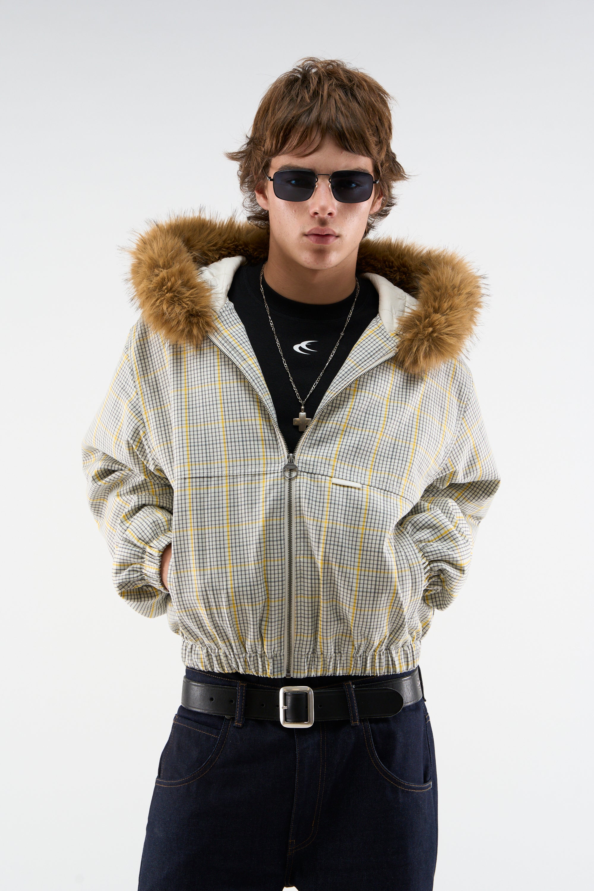 Checkered Work Jacket