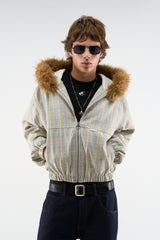 Checkered Work Jacket