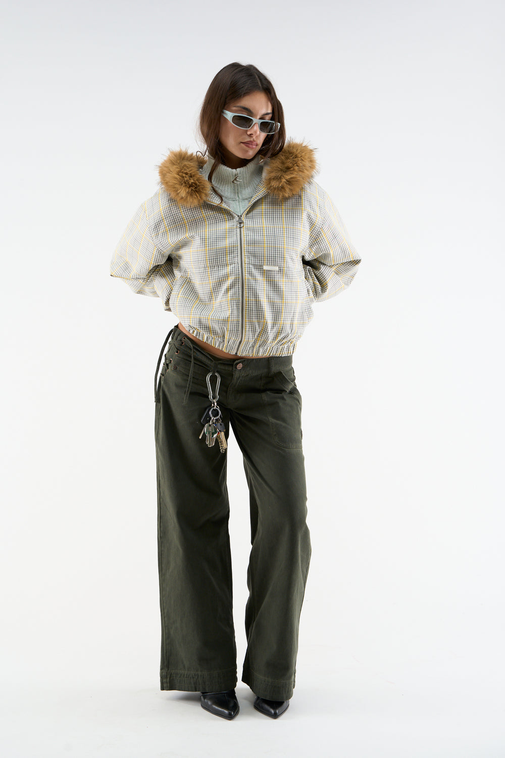 Checkered Work Jacket