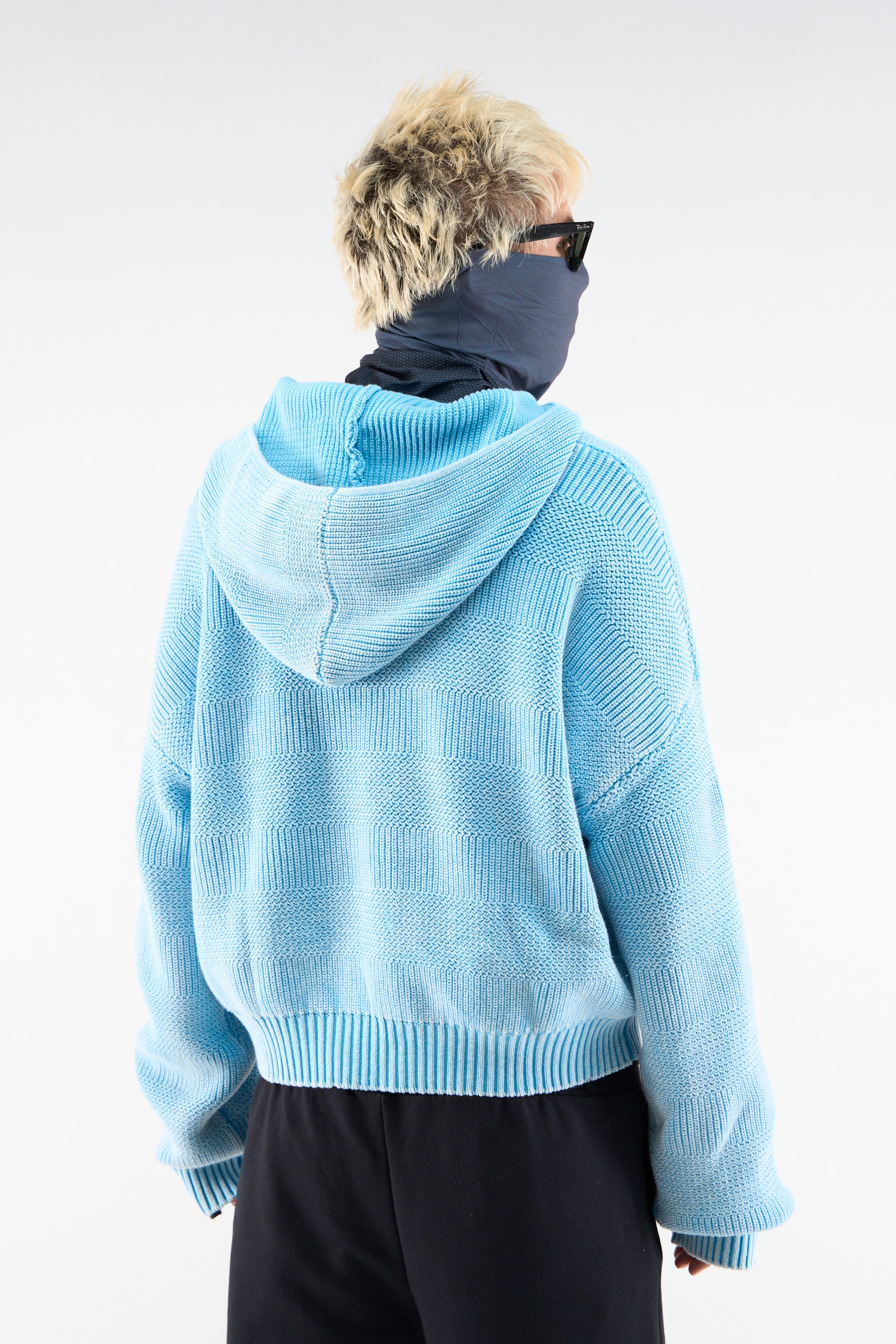 Nowhere Blue Knit Zipper