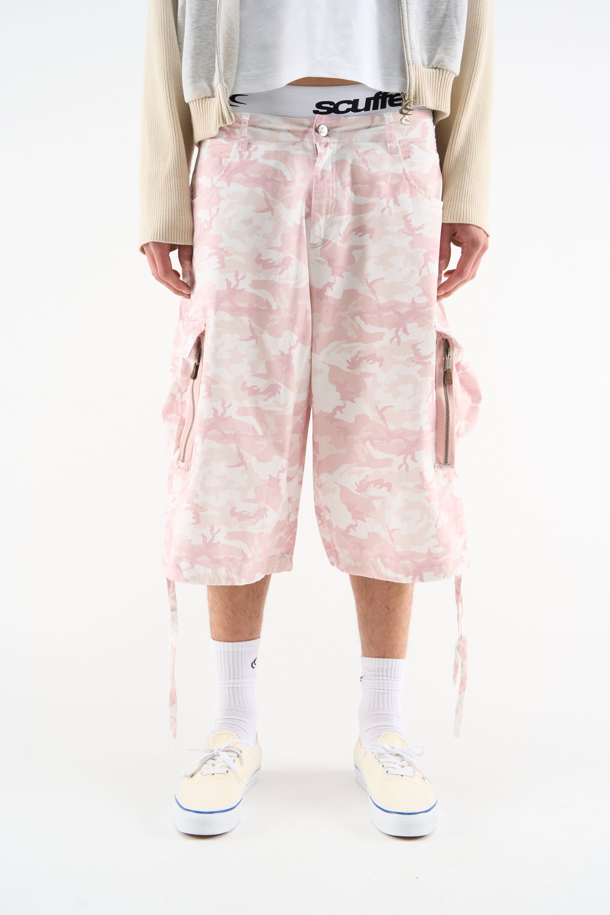 Funk Pink Camo Jorts – Scuffers