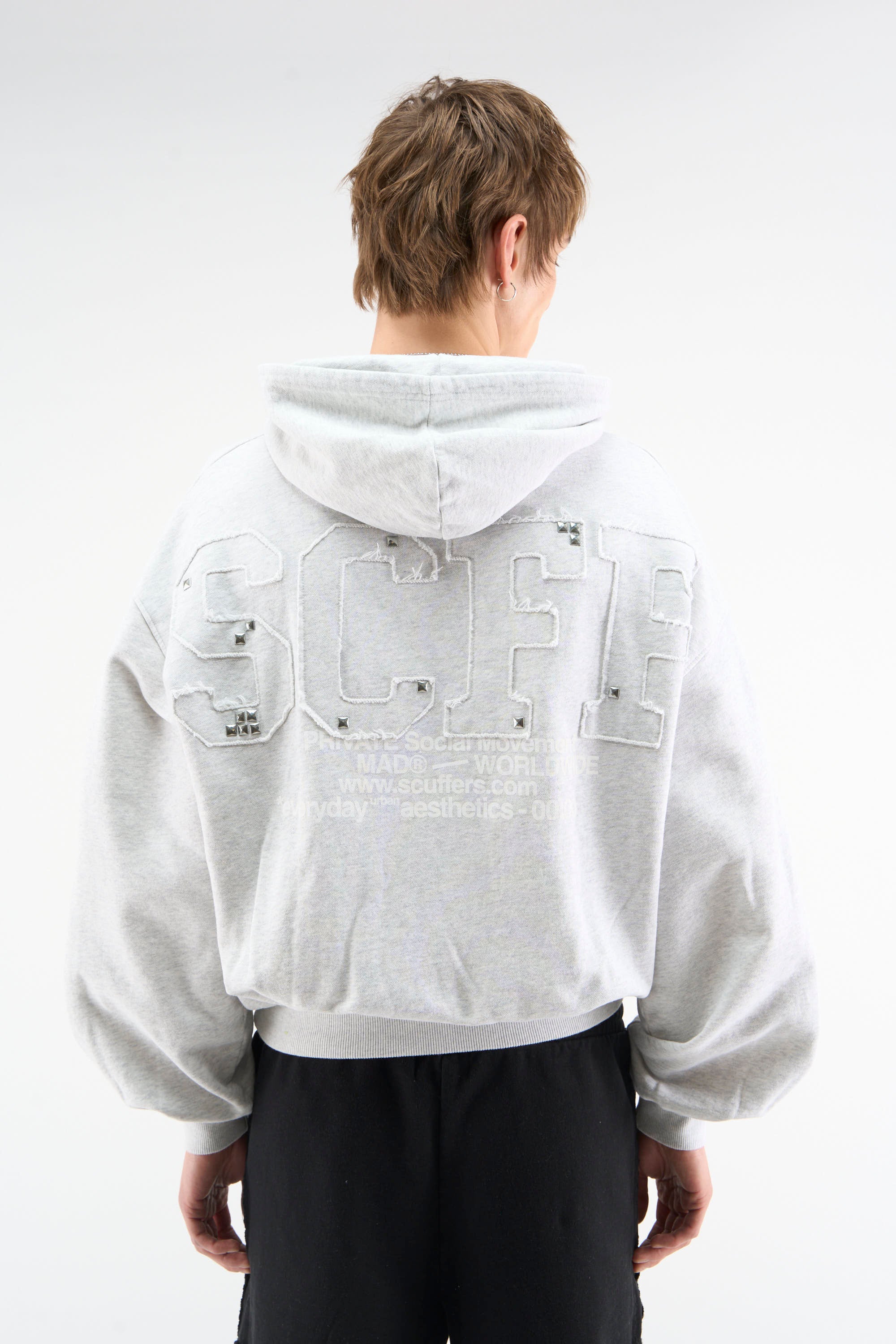 Worldwide Grey Melange Hoodie