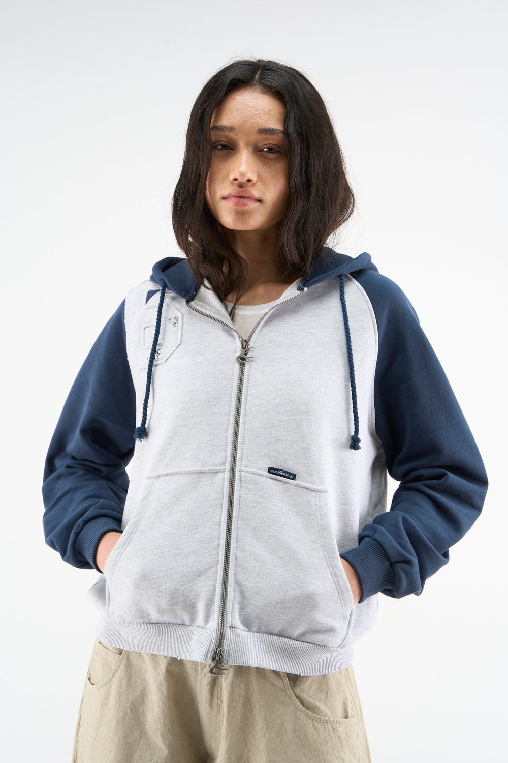 Inside Navy Zipper