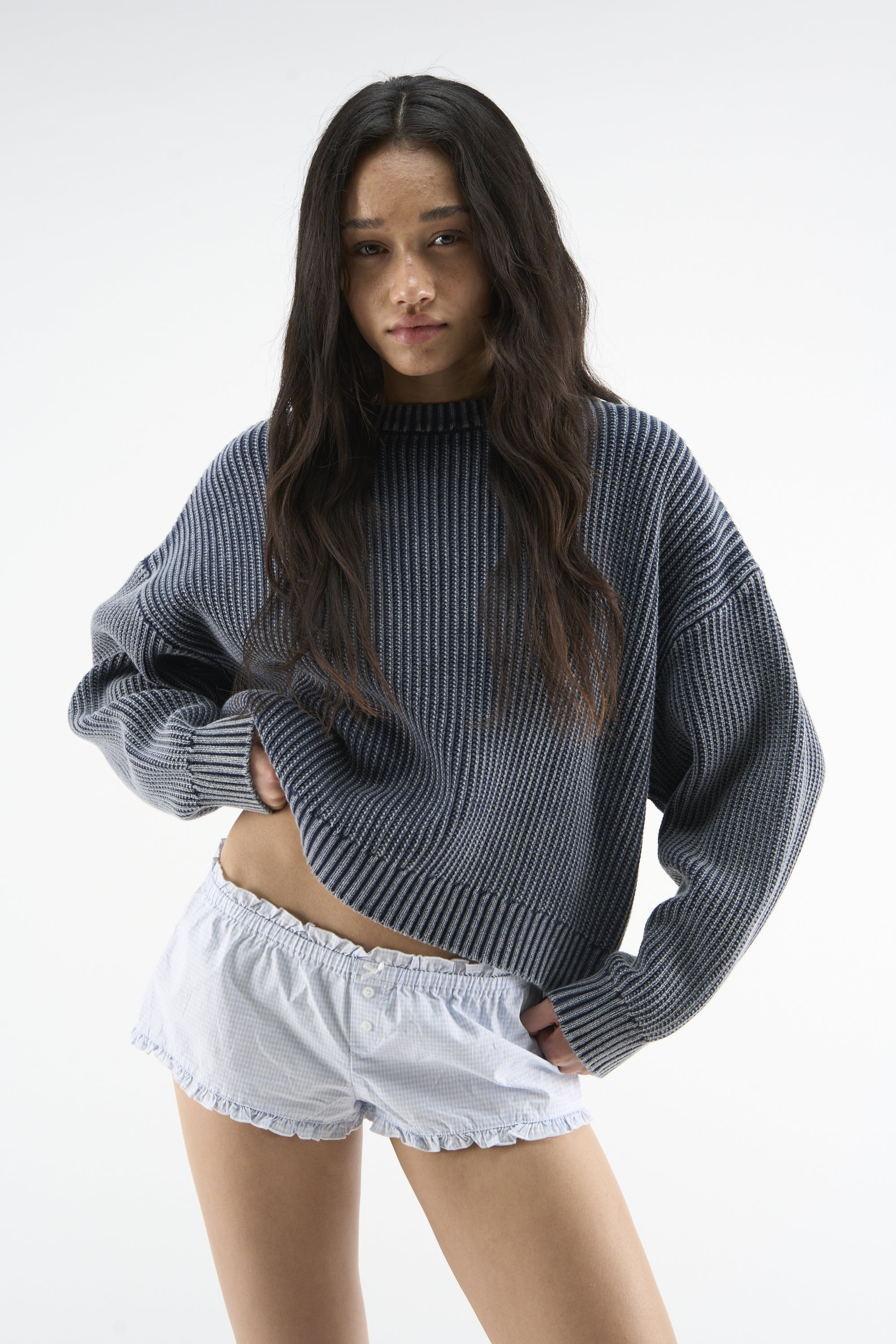 Cindy Navy Knit