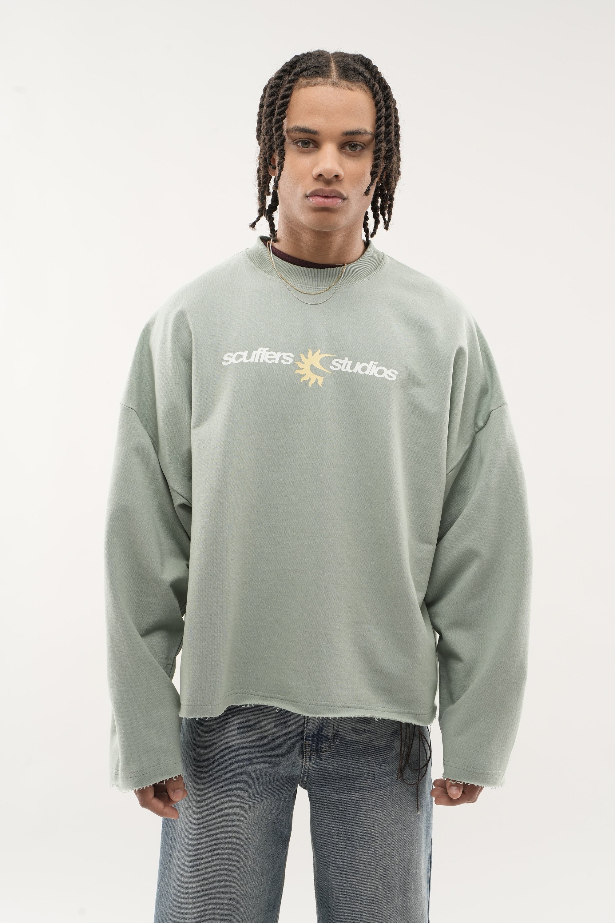 Not Ibiza Again Light Green Sweatshirt