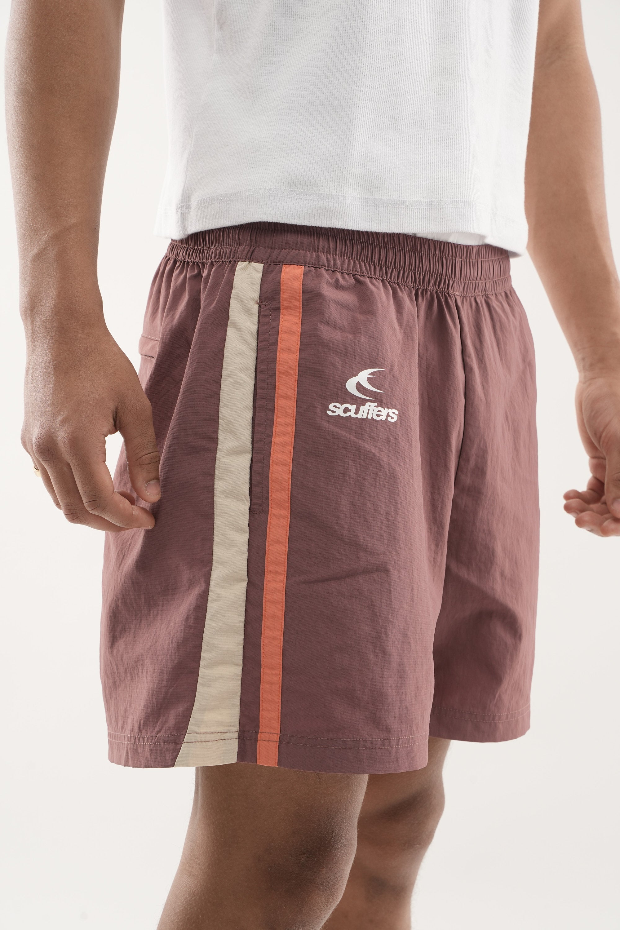 Tech Burgundy Shorts